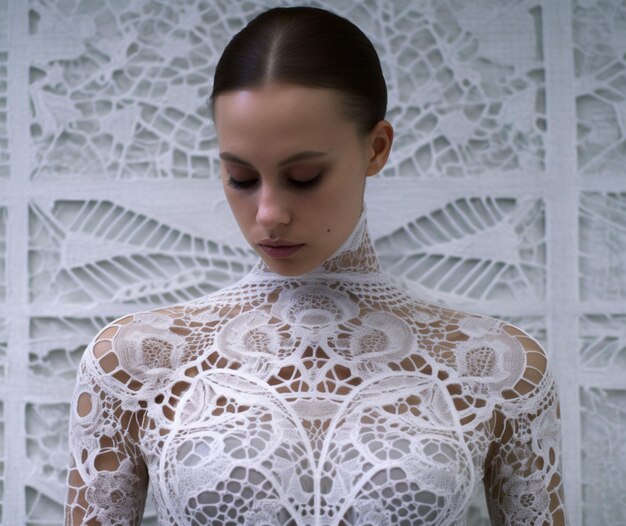 Photo the delicate beauty of mexican lace