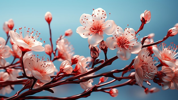 Delicate Blossoming Flower Buds