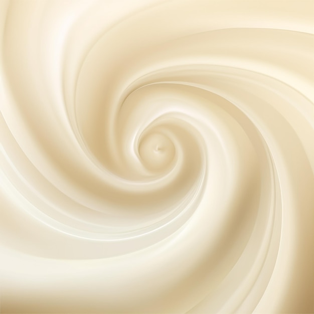 Photo delicate cream swirl background d render