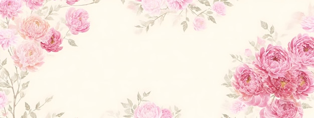 Delicate floral watercolor pattern floral pattern for textile and background watercolor peony