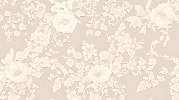 Delicate lace pattern with a cream background