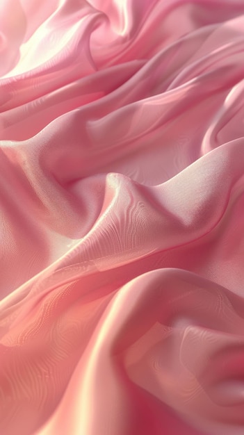 Деликатная текстура розовой атласной ткани с элегантным фоном для баннера Instagram Story
