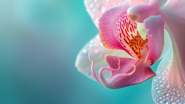 delicate and vibrant this closeup of a pink orchid is a stunning reminder of the beauty of nature
