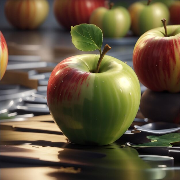 Delicious apple fruit