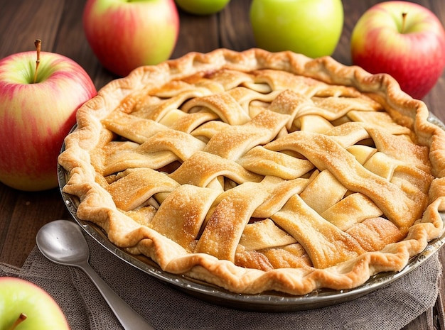 Delicious Apple pie photo