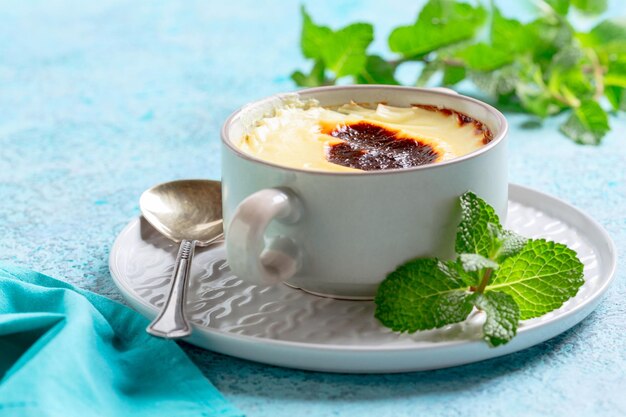 Delicious baked rice pudding