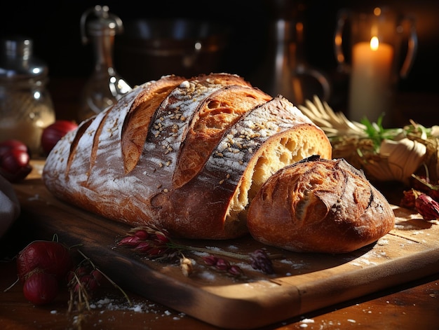 Delicious bakery bread photo