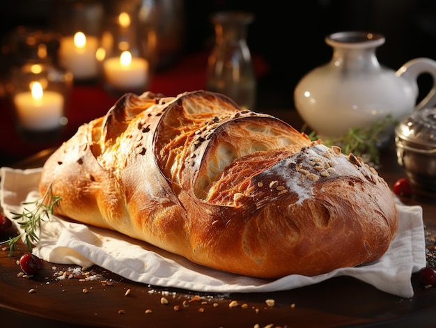 Delicious bakery bread photo