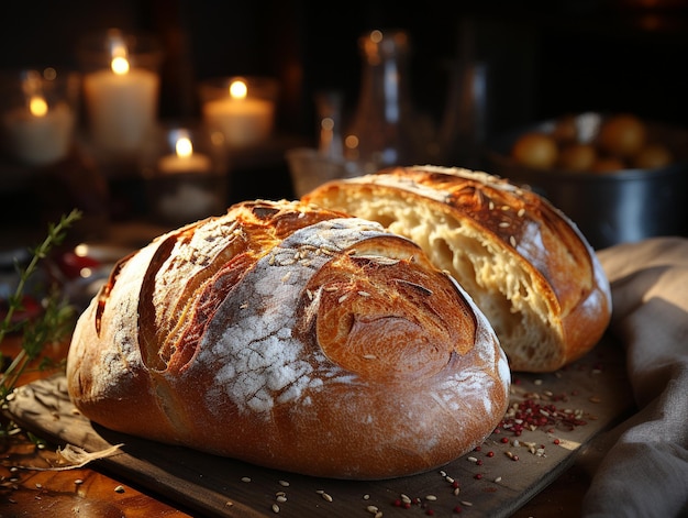 Delicious bakery bread photo