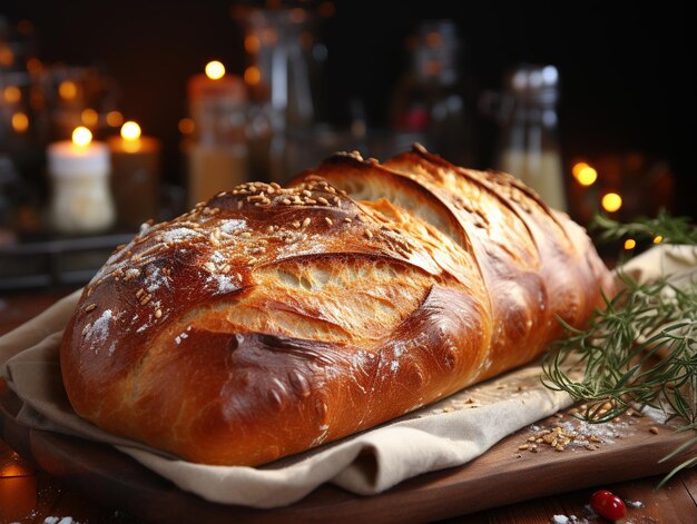 Delicious bakery bread photo