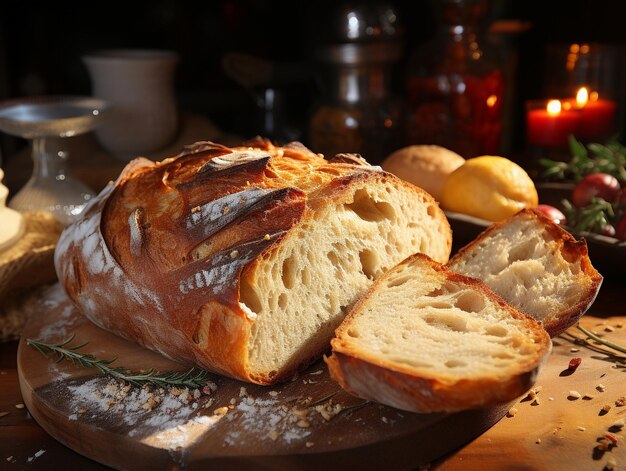 Delicious bakery bread photo