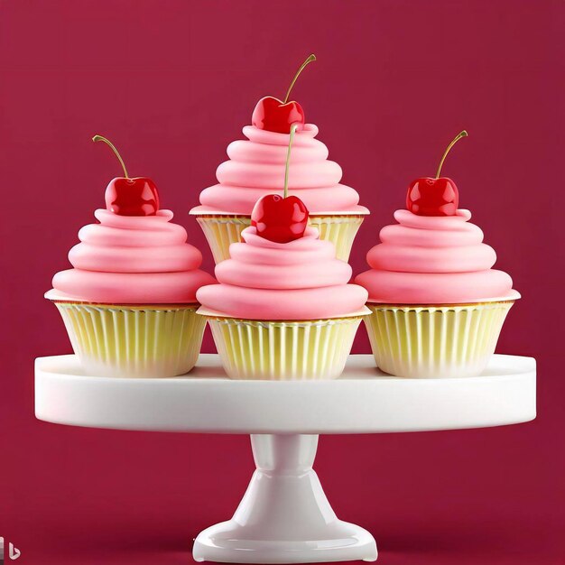 Foto bellissimi cupcakes deliziosi