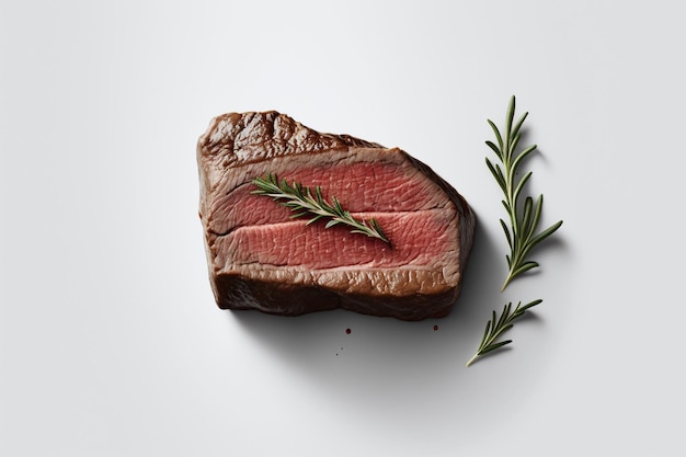 Delicious Beef Steak Ai generative