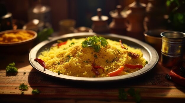 Premium AI Image | Delicious Brazilian couscous dish