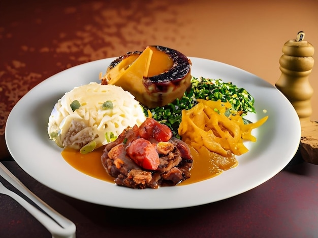 Delicious brazilian food assortment Photo by AI