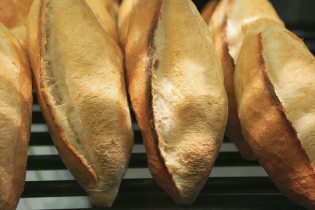 Delicious bread on the table