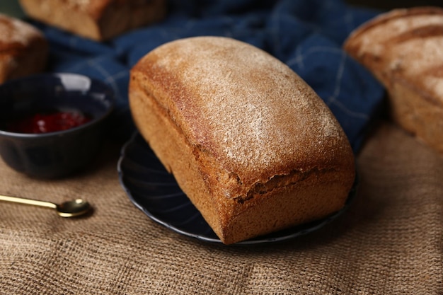 Delicious bread on the table