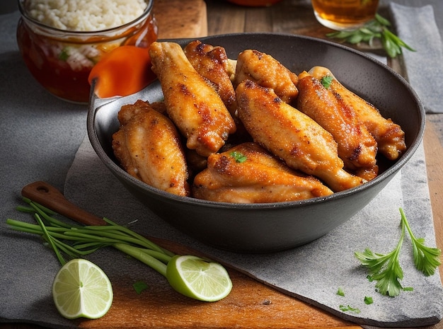 Delicious Buffalo wings photo