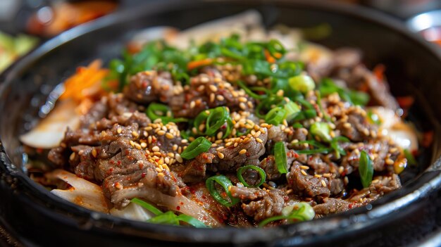 A delicious Bulgogi Korean food Generative Ai