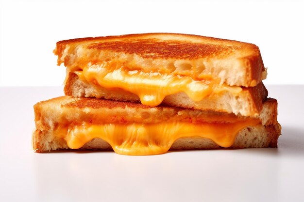 Photo delicious burger sandwich with melting cheese