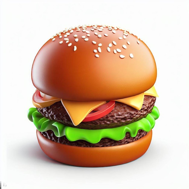 Delicious burgers png transparent background Generative AI