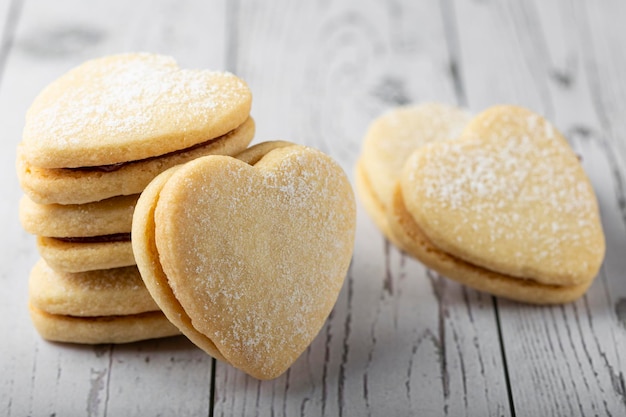 Delicious buttery biscuits filled with guava paste