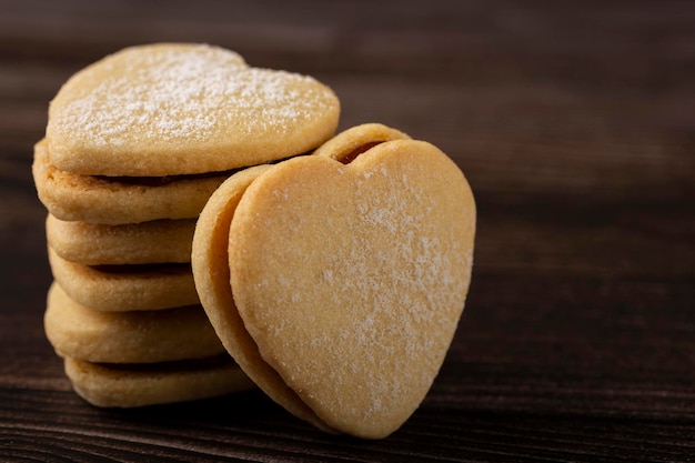 Delicious buttery biscuits filled with guava paste