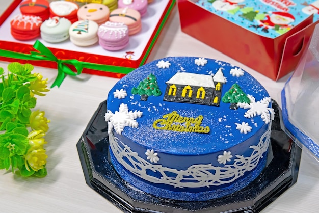 Delicious cake chrismast theme