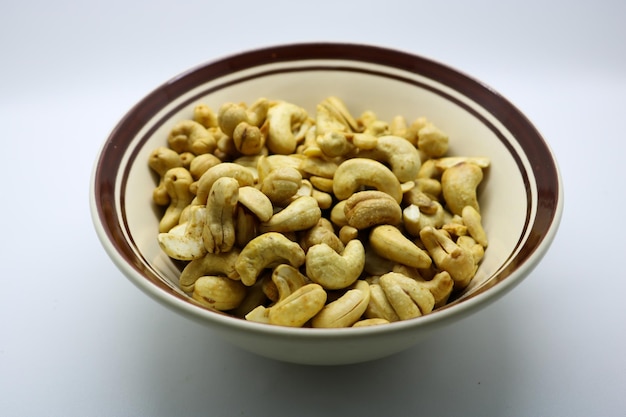 Delicious Cashew Nuts served on the bowl