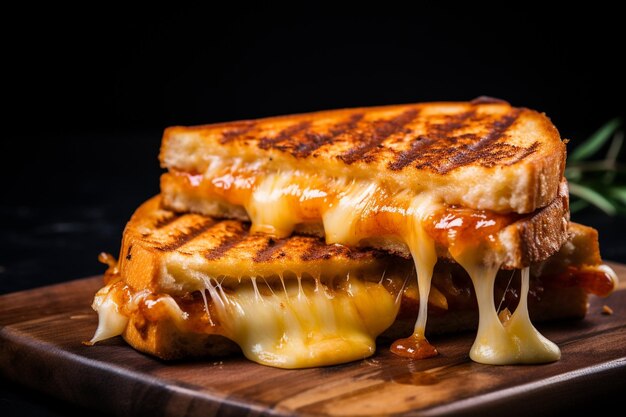 Photo delicious cheese sandwich