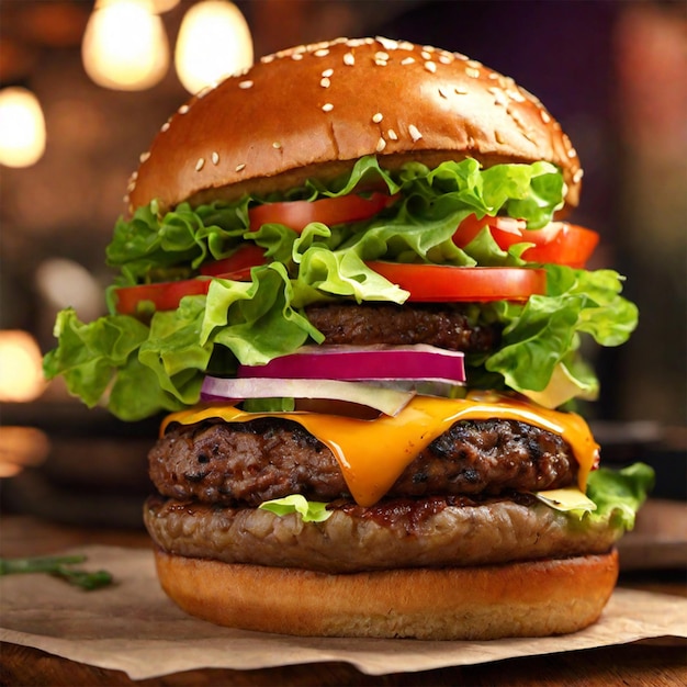 Вкусные фото чизбургеров