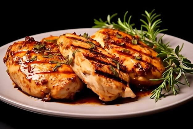 Photo delicious chicken fillet