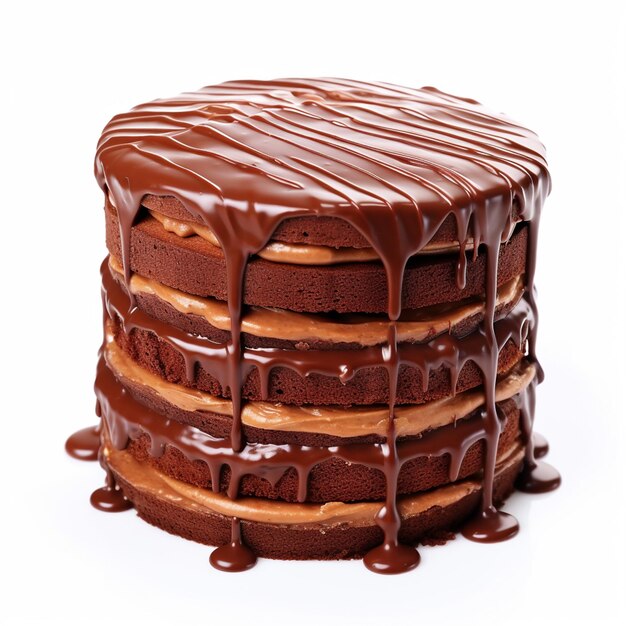 A delicious chocolate cake brown bakery cake