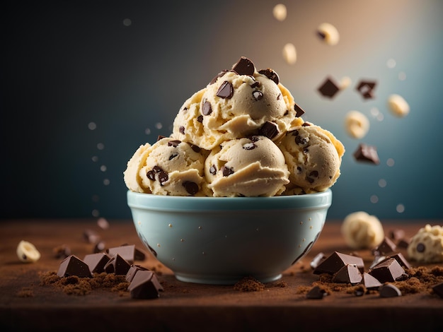 Delicious chocolate chip gelato is a dreamy indulgence with a rich creamy texture and decadent cho