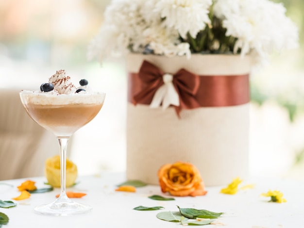 Delicious chocolate milk cocktail recipe