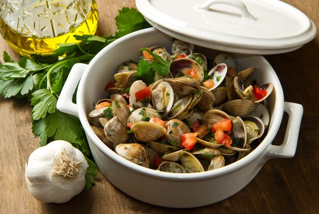 Zuppa di vongole deliziosa