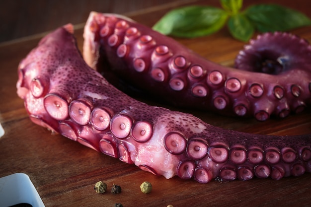 Delicious coocked Octopus