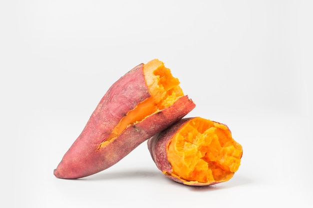 Photo delicious cooked sweet potato