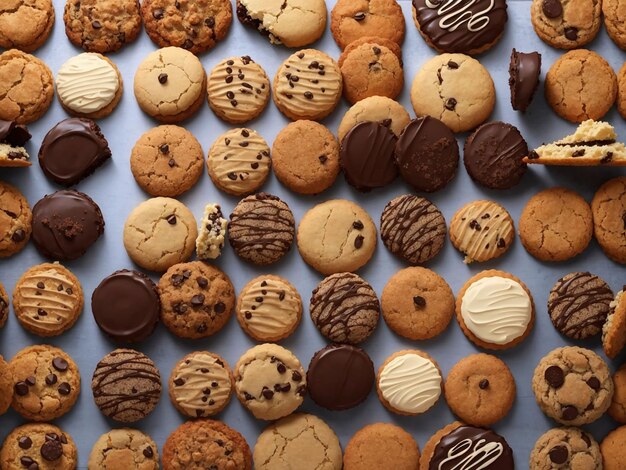 Delicious cookies arrangement