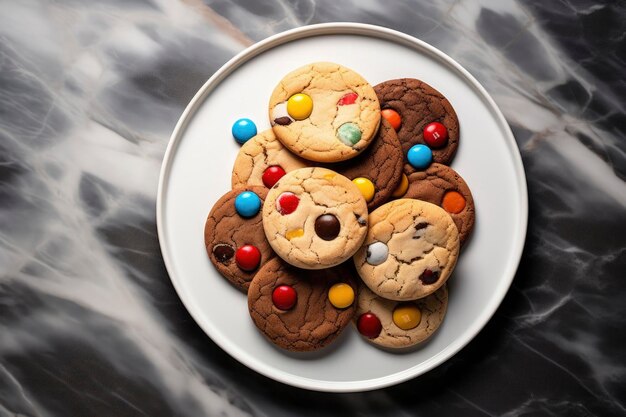 Delicious cookies arrangement