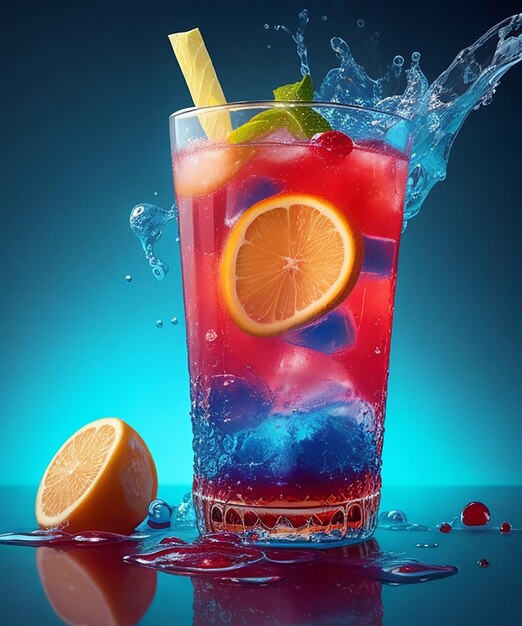 Photo delicious amp cool lemon drink