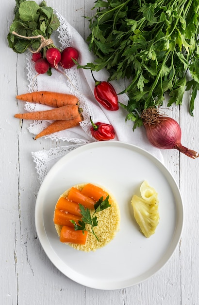 Delicious couscous homemade