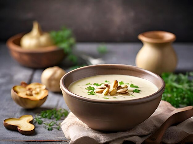 Delicious cream soup