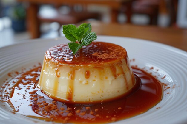 A delicious creme caramel