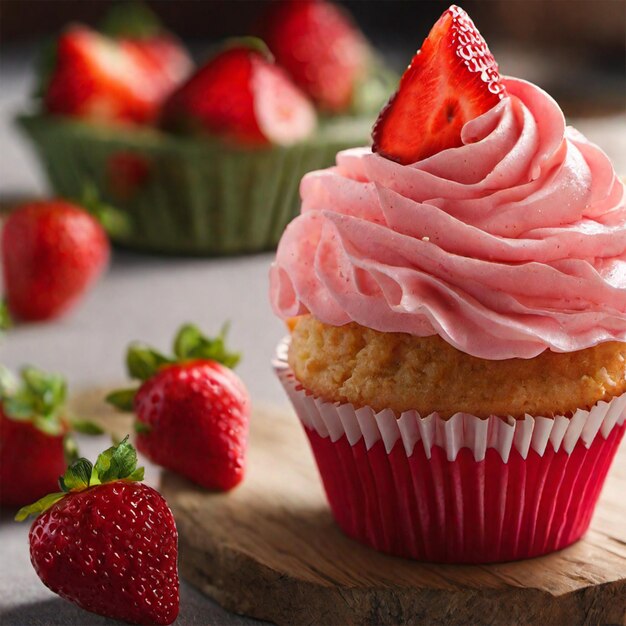 Delicious cupcake photo