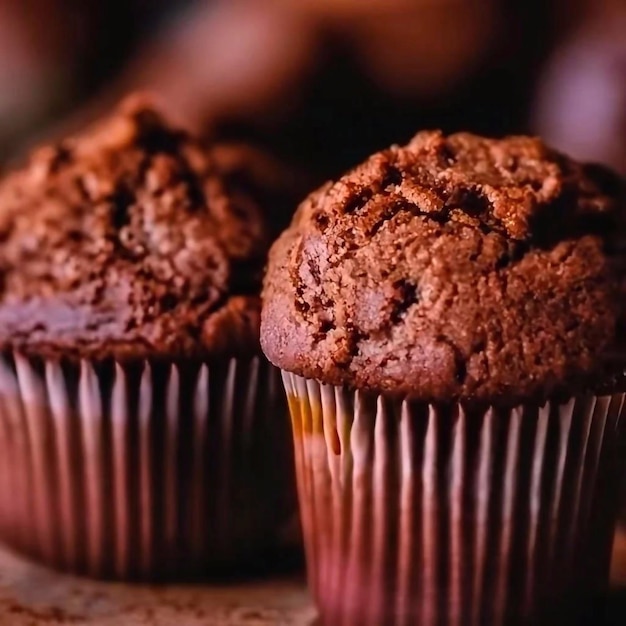 Delicious cupcakes decorated with cream on white background