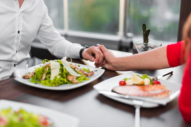 Foto piatto delizioso in un ristorante