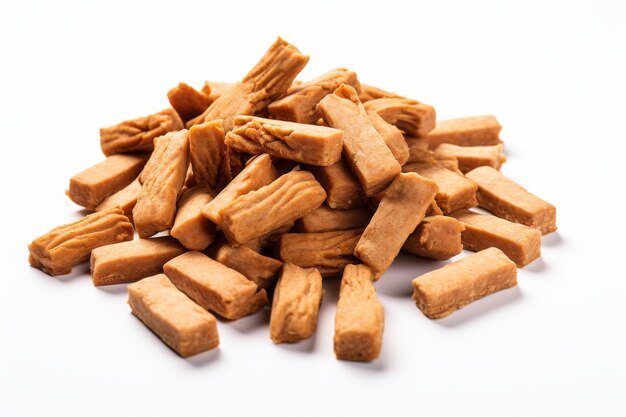 a delicious doggy delight a pile of tempting treats on a white or clear surface png transparent background