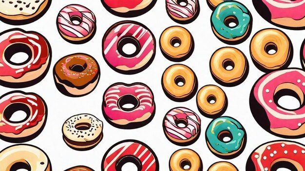 Photo delicious donuts for every craving