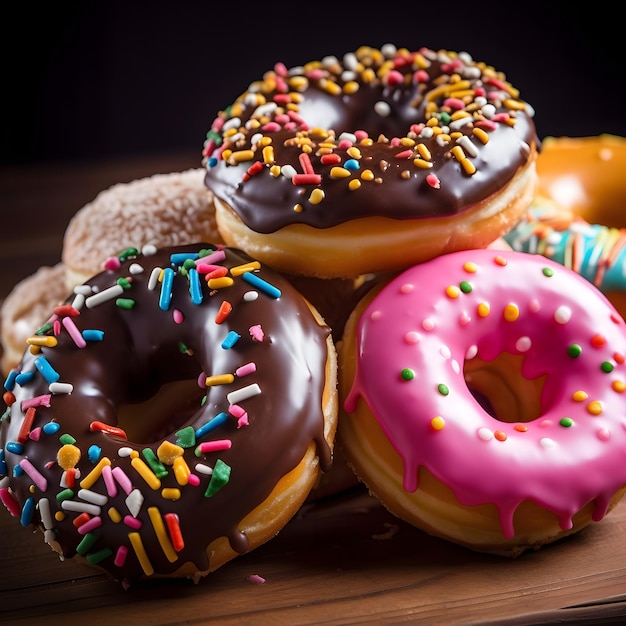 Delicious donuts image